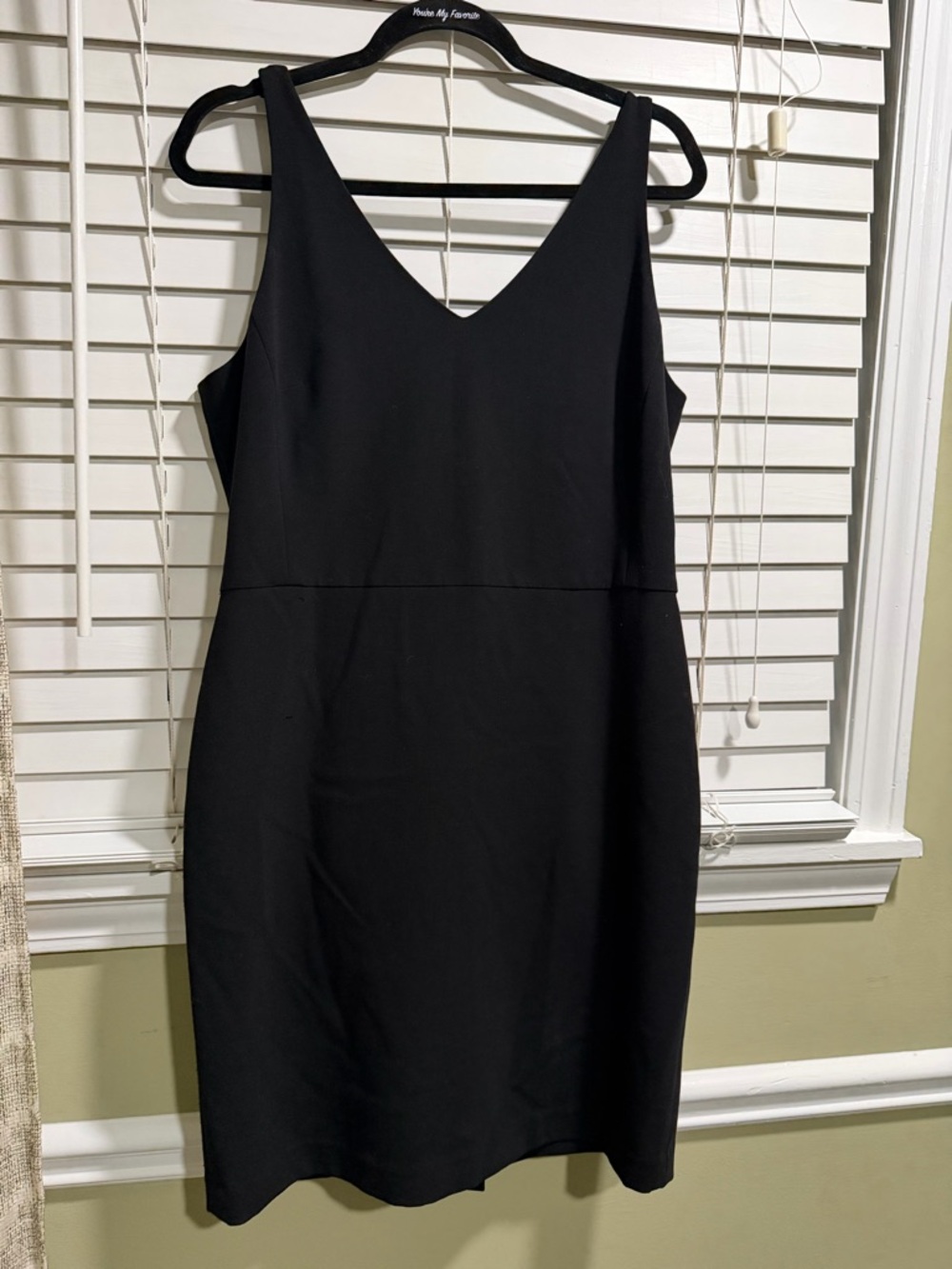 Classic Black V-Neck Sleeveless Dress